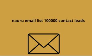 nauru email list 100000 contact leads
